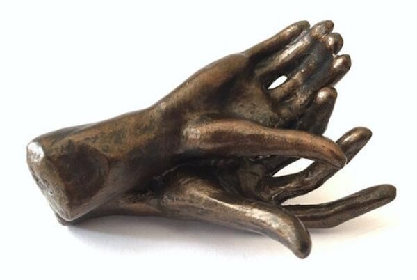 Two Holding Hands Small Statue Rodin Reproductions replicas Sculptures